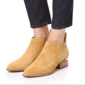 ALEXANDER WANG Kori Suede Lift-Heel Bootie size 38.5